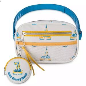 Disney 50th Anniversary Fanny Pack Cinderella Castle Disney Park Exclusive NEW